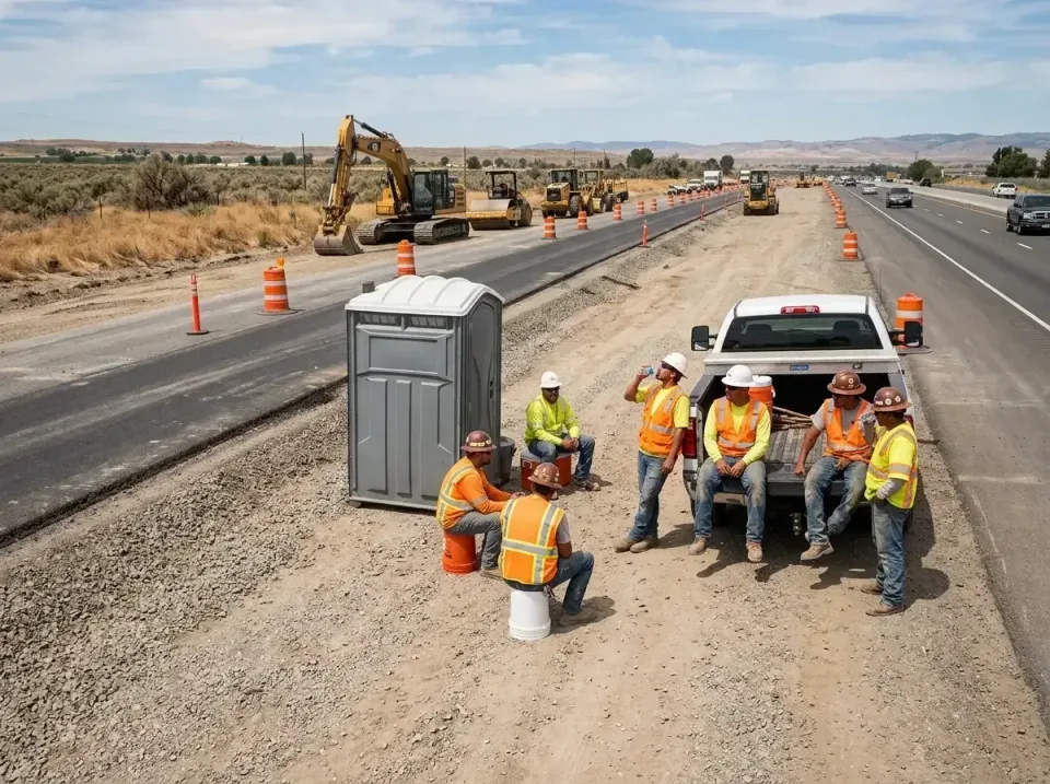 highway-road-construction-crew-007 — frequently asked questions, Porta Potty and Restroom Rentals in Springdale, AR